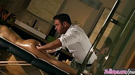 Veronica Rodriguez gets seduced at the spa in this Twistyshard scene.