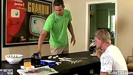 look at this sexy gay getting his ass licked and humped