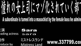 Japanese Mistress Sara Teases with Leg and Boots Fetish Display