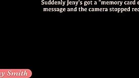 jeny smith caught naked twice in a car on the street