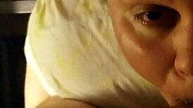 Wife Sucking And Gagging On My Dick With Deepthroat And Homemade Milf Blowjob!