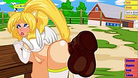 Zara's zany ass gets gaping anal 😜