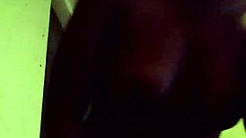 Black couple with wet pussy riding cock together