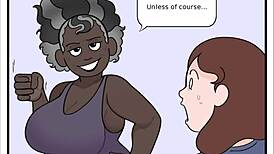 Auntie Fixes My Problem with Her Big Ebony Ass and Tits in Wild Session. Help Never Felt So Good.