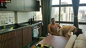 Does this teen brasileira fuck big black cock?