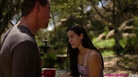 Hey, check out Abbie Maley in missionary and cowgirl with deepthroat cumshots 😏