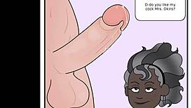 Auntie Fixes My Problem with Her Big Ebony Ass and Tits in Wild Session. Help Never Felt So Good.