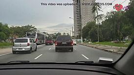 cristina almeida showing off in 24-hour market with upskirt skirt