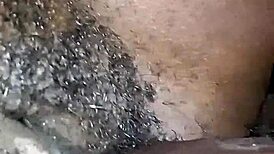 Pretty mature girlfriend fucking in dorm bedroom with hairy beaver