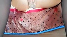 asian goddess in high heels black stockings gets homemade fucked 😍