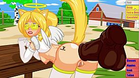 Zara's zany ass gets gaping anal 😜