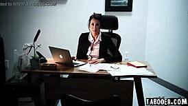 Homophobic worker fucked by lesbians!