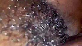 Pretty mature girlfriend fucking in dorm bedroom with hairy beaver