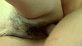 hairy granny gets her pussy stuffed with young hard cock every time.