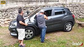 Katharine Madrid behind scenes with Tony Tigrao and Binho Ted