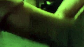 Tiny Filipina fucks and eats cum in garage