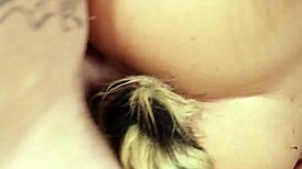 Foxy Lady with Tan Lines Sucks at ClubSweethearts