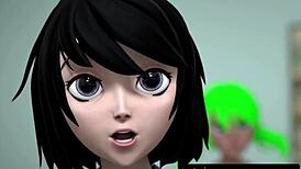 hentai university busty teacher demos wild sex tricks with students. creampie finale awaits.