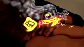 Redhead Slowly Removes Stockings to Reveal Her Bright Red Toenails in Detail