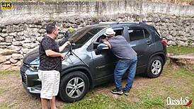 Katharine Madrid behind scenes with Tony Tigrao and Binho Ted