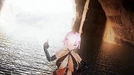 Mashu Kyreilight Mmd Lupin R18 Unfolds In A Big Tits Hentai Adventure