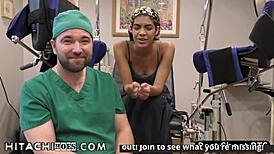 Freshman Maya Farrell, want Hitachi wand orgasms from Doctor Tampa?