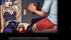 Summertime Saga Teen Stepsister Craves Juicy Creampie