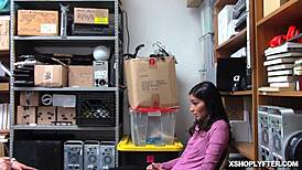 Emily willis gets shaved pussy spread by lp officer