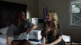 Pretty Stepsister Creamed After Being Banged in Taboo Encounter