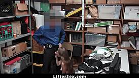 Suspects bag emptied revealing large merchandise - liftersex