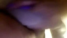 Why does this slutty girl with big boobs tease with a huge dildo?