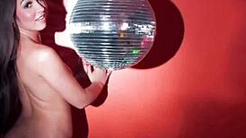 Sexy Brunette Lola Foxx Dances Nude Then Masturbates Her Pussy