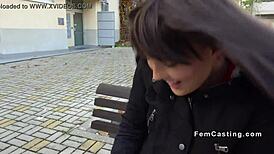 Female Agent Interviews Brunette Lesbian In Office Setting