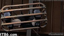 Anal punishment leads to intense squirting explosion!