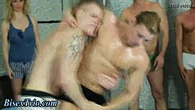 I's joinin' this interracial outdoor orgy group