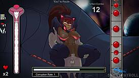 I fuck her big ass and she cums.