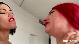 Putalocura - Meraki Pelirroja Chubby Y Dayanna Teen 18+ Canaria Chupan Verga Y Follan En Trío Cerdo Con Torbe