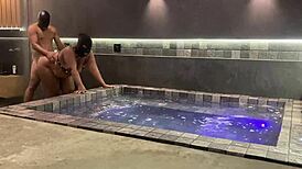 Brunette Amateur Screams As I Thrust Hard Into Her Big Pussy From Behind