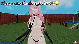 Catgirl trained by master moans and squirts