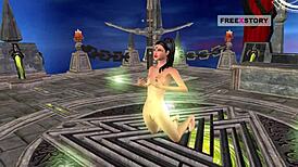 Indická 18+ v 3D anime hentai berie sexy pozície