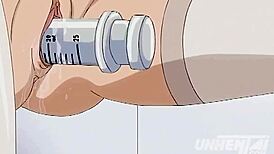 Uncensored Hentai Gynecologist Examines Patient with Kinky Tools