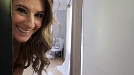 cougar milf stepmom fucks and sucks a virginity cock