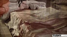 ember craves maximo's thick cock for deep anal action in tushy