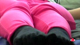 toe socks in jeans during bedroom masturbation session