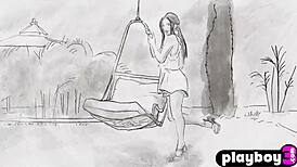 Slim milf Gloria Sol strips down to reveal curvy body and stunning big tits.