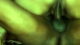 Married aunty hungers for my cock while riding hard