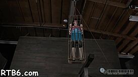 Anal punishment leads to intense squirting explosion!