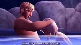 elsa givng blowjobs in frozen 3d hentai compilation