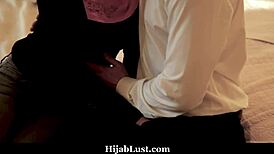 hijab stepdaughter seduces stepdad, umm, convinces him to fuck her hard - hijablust