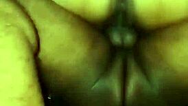 Married aunty hungers for my cock while riding hard